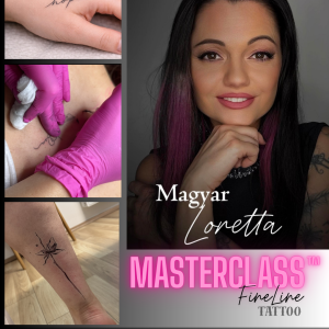 Mini Fine Line Tattoo Masterclass + online elmélet 0+1 nap